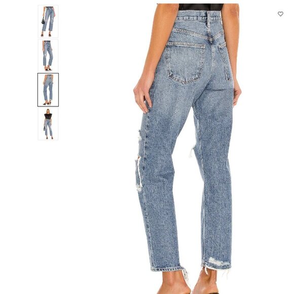 AGOLDE 90's Mid Rise Loose Fit Jeans in Streamline Size 27 - Picture 2 of 12